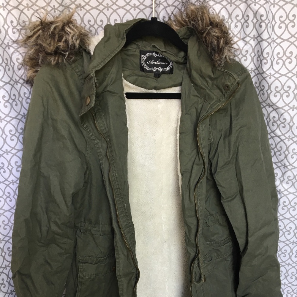 ❌SOLD!❌Military fleece lining jacket